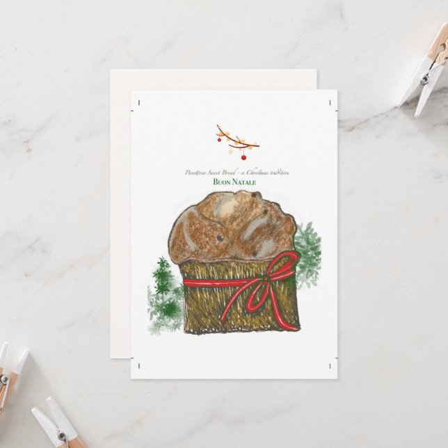 Sweet Holiday Traditionen Postkarte (Vorderseite/Rückseite Beispiel)