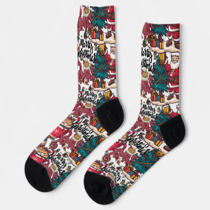 Sweet Holiday Wish - niedliche Weihnachten Socken