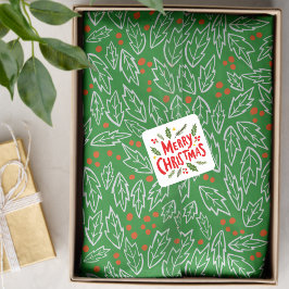 Sweet Holly Weihnachtsfeiertag Weihnachten Weihnac Seidenpapier