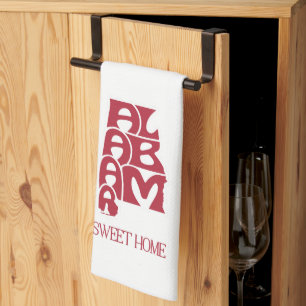 Sweet Home Alabama Crimson Geschirrtuch