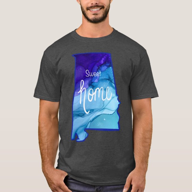 Sweet Home Alabama made from Original Alcohol Ink  T-Shirt (Vorderseite)