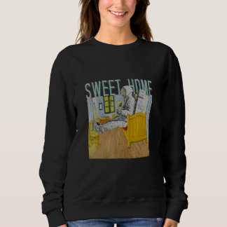 Sweet home Astronaut in Vincent s Bedroom in Arles Sweatshirt