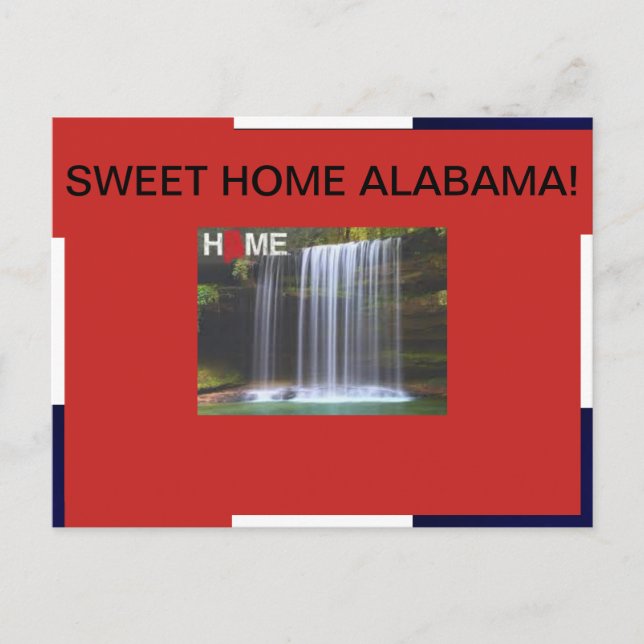 SWEET HOME CARTE POSTALE ALABAMA (Devant)