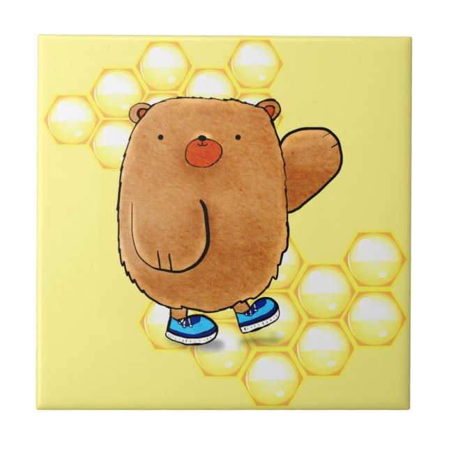 Sweet Honey Bear Fliese (Vorderseite)