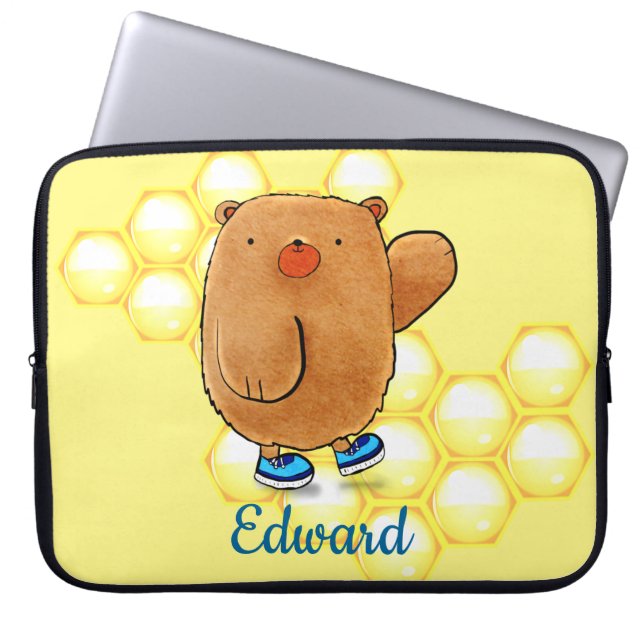 Sweet Honey Bear Laptopschutzhülle (Vorderseite)
