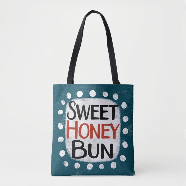 Sweet Honey Bun Tote Bag Tasche (Vorderseite)