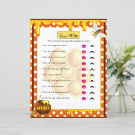 Sweet Honeybee Baby Shower rät, wer spielt