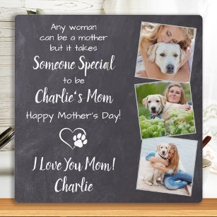 Sweet Hund Mama Personalisiertes Foto Muttertag Fotoplatte