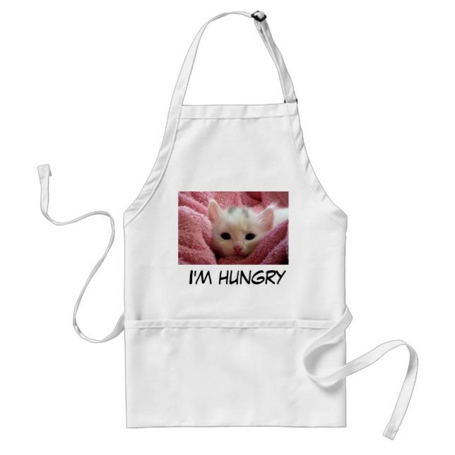 Sweet hungrig Kitten Schürze (Vorne)