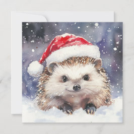 Sweet Igel Flat Holiday Card Feiertagskarte