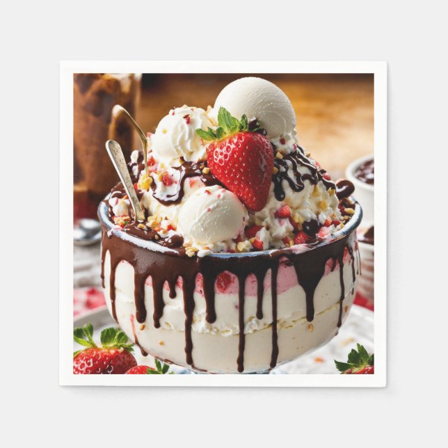 Sweet Indulgence Serviette (Vorderseite)