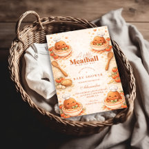 Sweet Italian Meatball Baby Shower