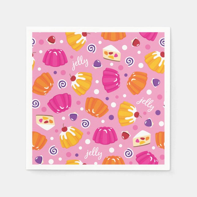 Sweet Jelly Pattern Serviette (Vorderseite)