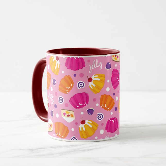 Sweet Jelly Pattern Tasse (Vorderseite Links)