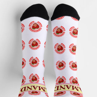 Sweet Juicy Strawberries Summer Fruit Socken