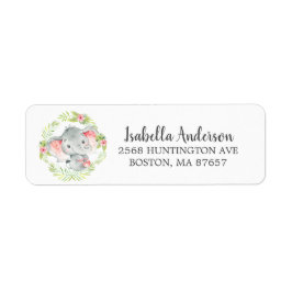 Sweet Jungle Elephant Baby Showmarke