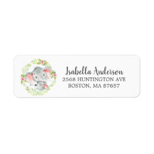 Sweet Jungle Elephant Baby Showmarke