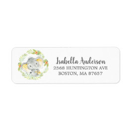 Sweet Jungle Elephant Baby Showmarke