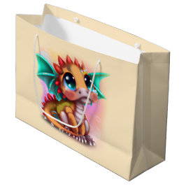 Sweet Kawaii Baby Dragon Große Geschenktüte
