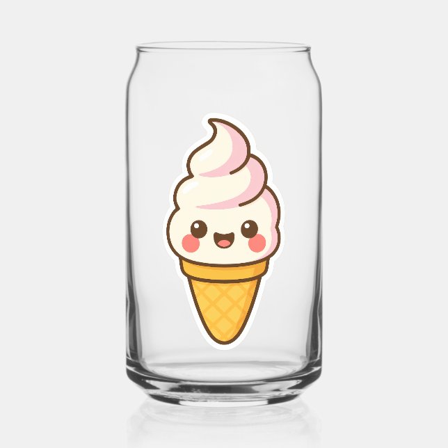 Sweet Kawaii Ice Creme Dosenglas (Rückseite)
