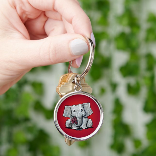 Sweet KiniArt Elephant Schlüsselanhänger (Hand)