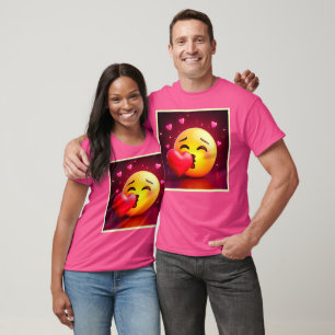 Sweet Kiss Heart Emoji T-Shirt