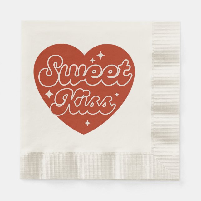 Sweet Kiss Napkins Serviette (Vorderseite)