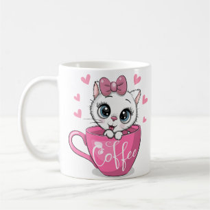 Sweet Kitty & Sleepy Pooch Niedliche Kaffeemübel Kaffeetasse
