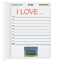 SWEET KNOWLEDGE CARD