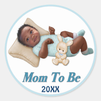 Sweet Lächeln - Mama zu sein Runder Aufkleber