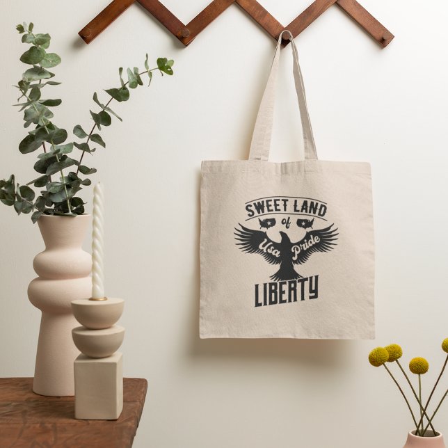 Sweet Land of Liberty Tote Bag Tragetasche (Von Creator hochgeladen)