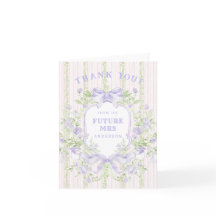 Sweet Lavender Floral Brautparty Wappen