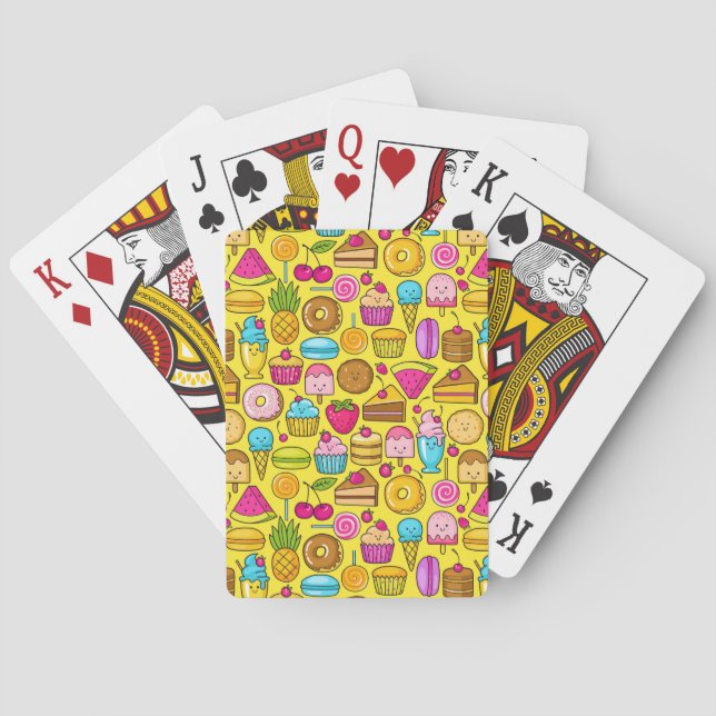 Sweet Leckereien Bicycle Playing Cards Spielkarten (Rückseite)