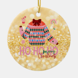 Sweet Leckereien Girls Ugly Christmas Sweater Keramik Ornament