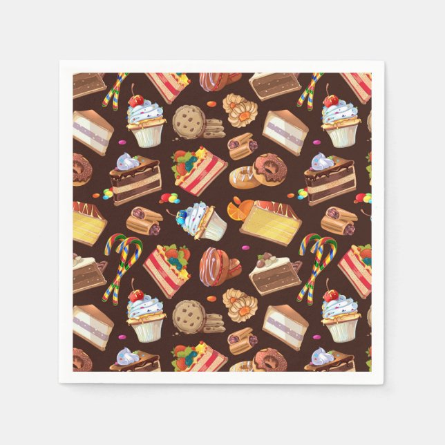 Sweet Leckereien Napkins Serviette (Vorderseite)