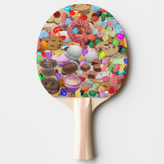 Sweet Leckereien Ping Pong Paddel Tischtennis Schläger (Vorderseite)