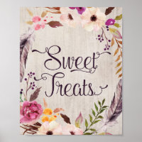 Sweet Leckereien Rustic Boho Floral Brautparty Sig