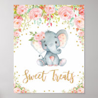 Sweet Leckereien signieren Girl Elephant Baby Dusc