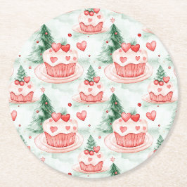 Sweet Leckereien Weihnachtspapier Untersetzer
