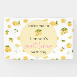 Sweet Lemon Birthday Banner