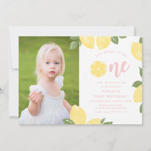 Sweet Lemons 1er Invitation anniversaire