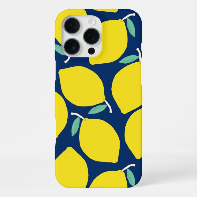 Sweet Lemons iPhone 16 Pro Max Hülle (Rückseite)