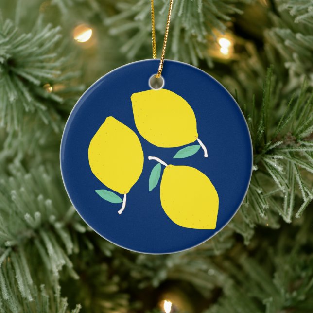 Sweet Lemons Keramik Ornament (Baum)