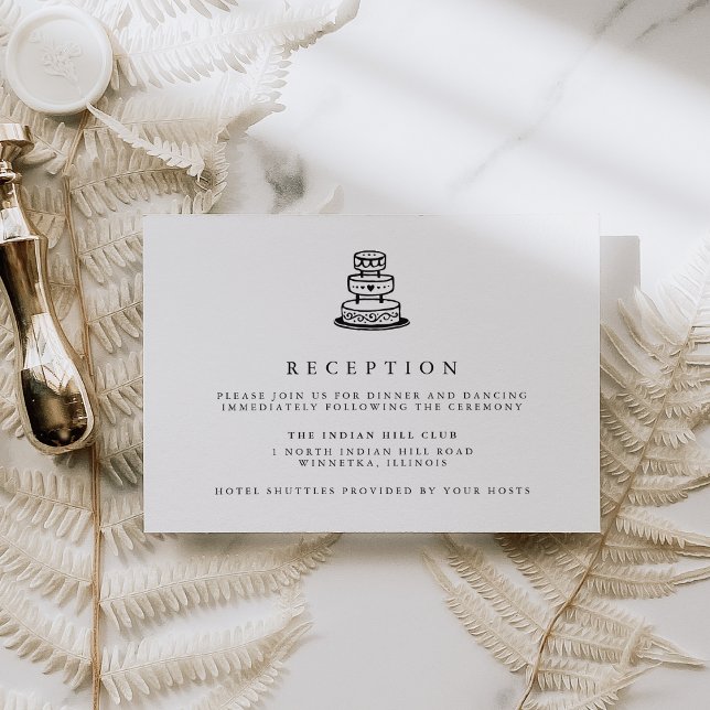 Sweet Liebe | Hochzeitsempfangskarte Einladung (Von Creator hochgeladen)