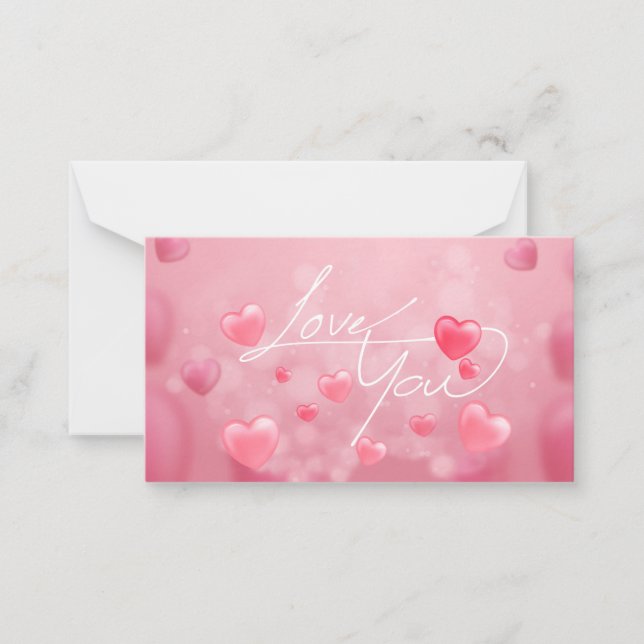 Sweet Liebe Mitteilungskarte (Vorderseite)