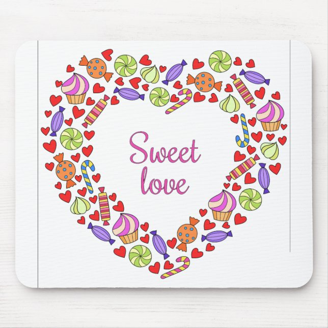 Sweet Liebe Mousepad (Vorne)