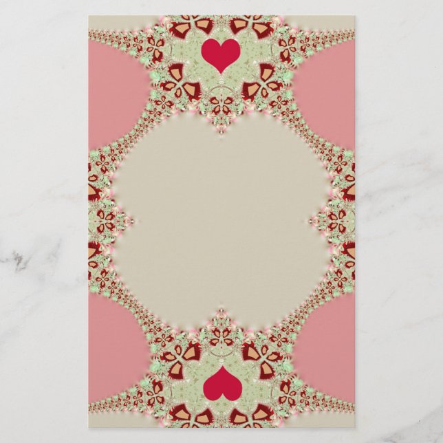 Sweet Liebe Stationery Briefpapier (Vorderseite)