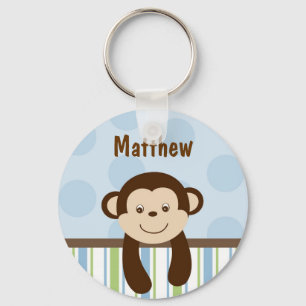 Sweet Lil Monkey Personalisiert Key Chain Schlüsselanhänger