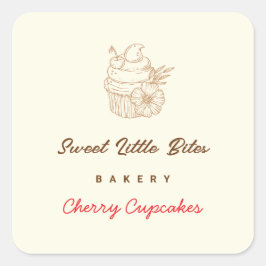 Sweet Lites Bakery Cherry Cupcake Sticker