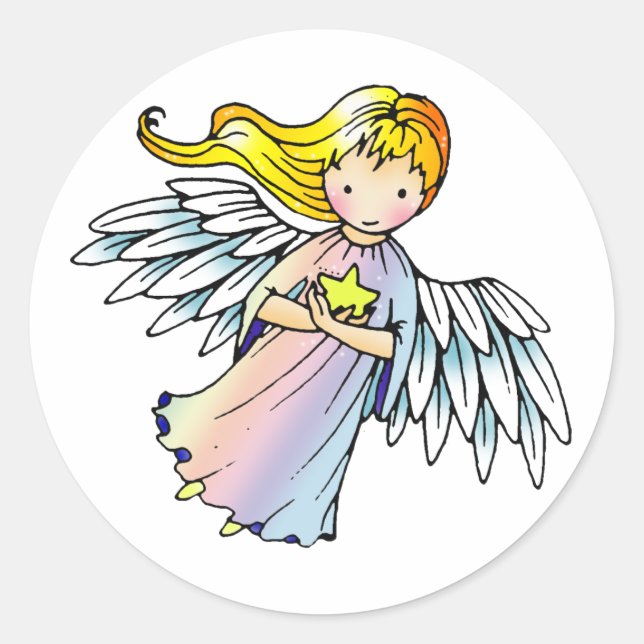Sweet Little Angel Stickers (Vorderseite)